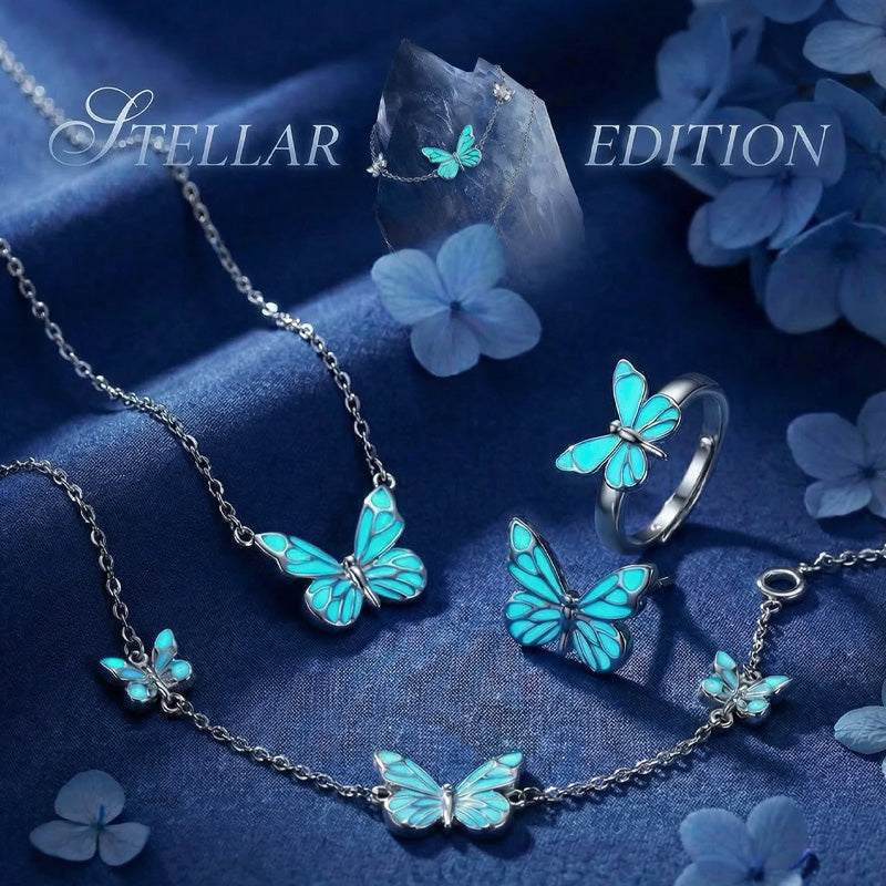 Luminous Garden Butterfly Bracelet