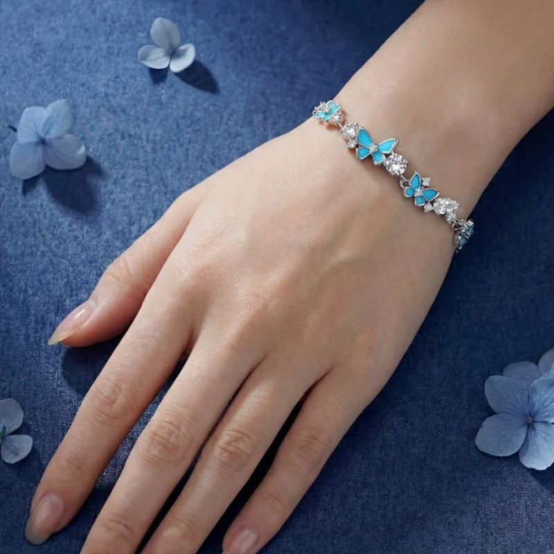 Luminous Garden Butterfly Bracelet