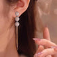 Elegant Tassel Faux Pearl Long Drop Earrings