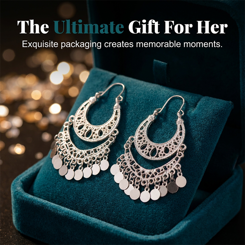 Elegant Vintage U-Shaped Dangle Earrings