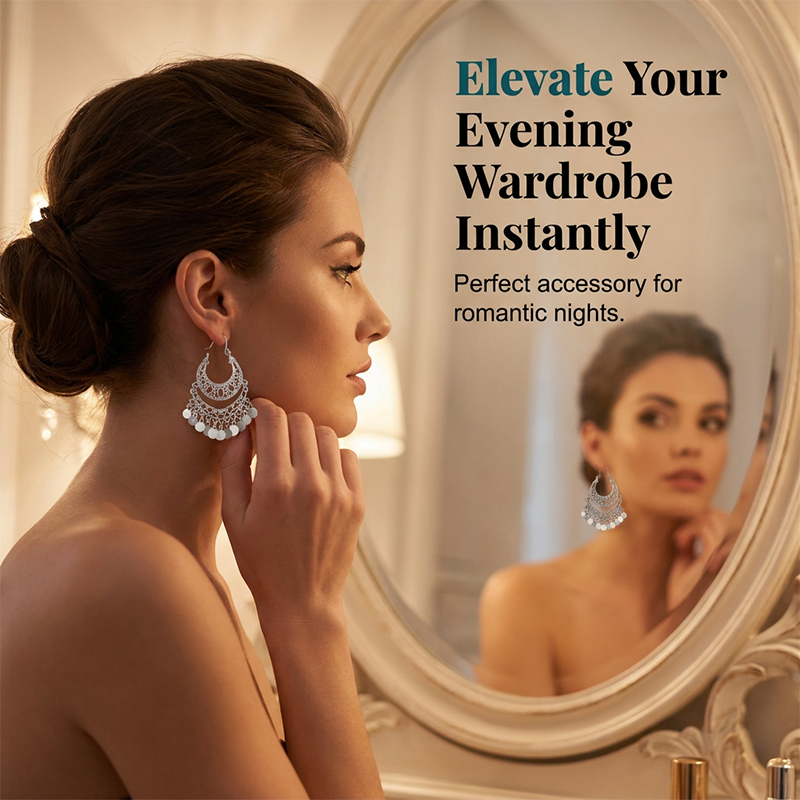 Elegant Vintage U-Shaped Dangle Earrings