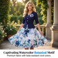 ⌛Limited-Time Offer-Women's Elegant Half-Sleeve Floral Dress