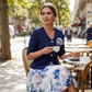 ⌛Limited-Time Offer-Women's Elegant Half-Sleeve Floral Dress