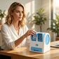 Portable Dual-Outlet Fan with Ice Drawer