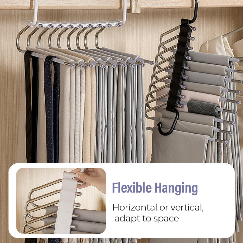 Multi-Layer Space-Saving Pants Hangers