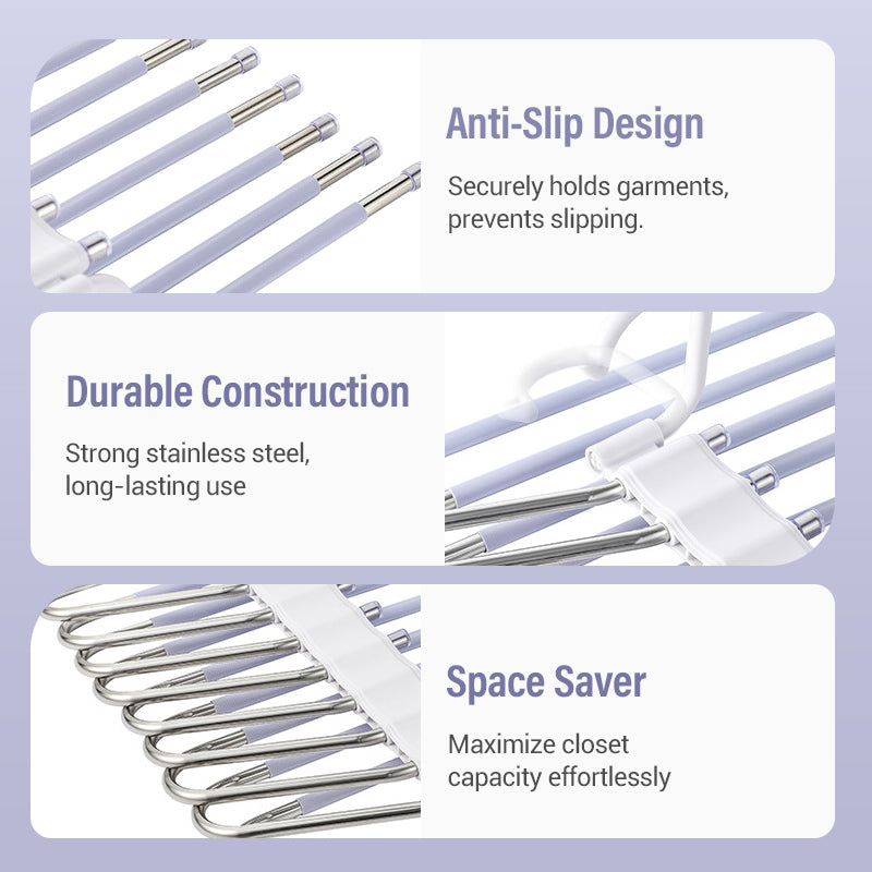 Multi-Layer Space-Saving Pants Hangers