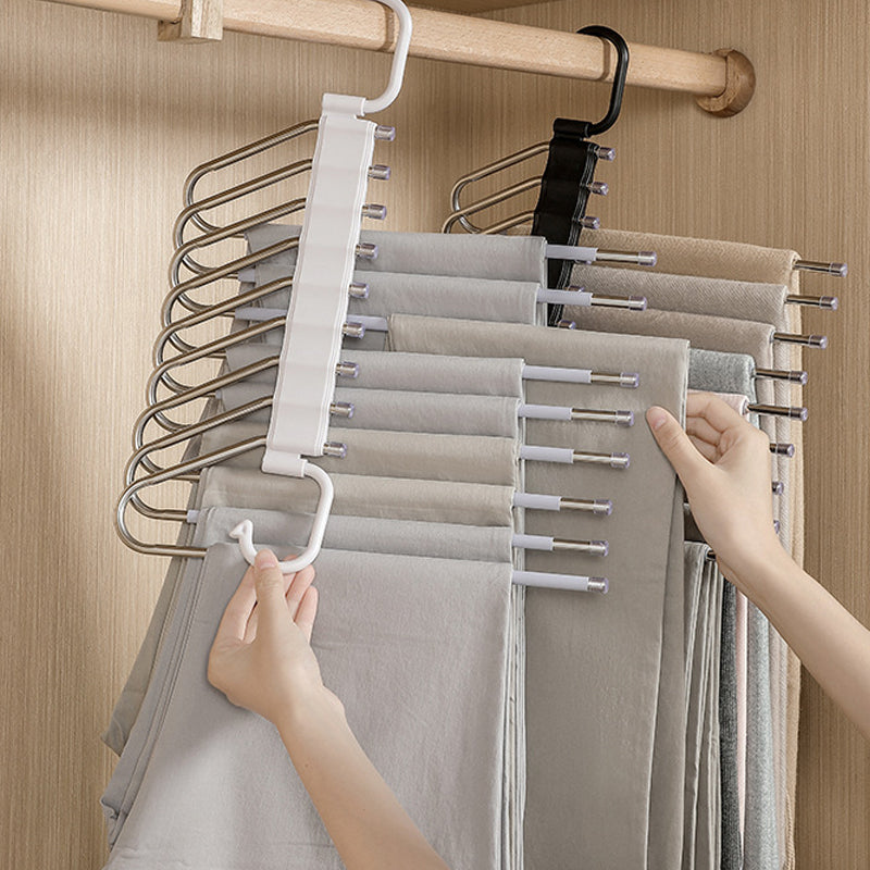 Multi-Layer Space-Saving Pants Hangers