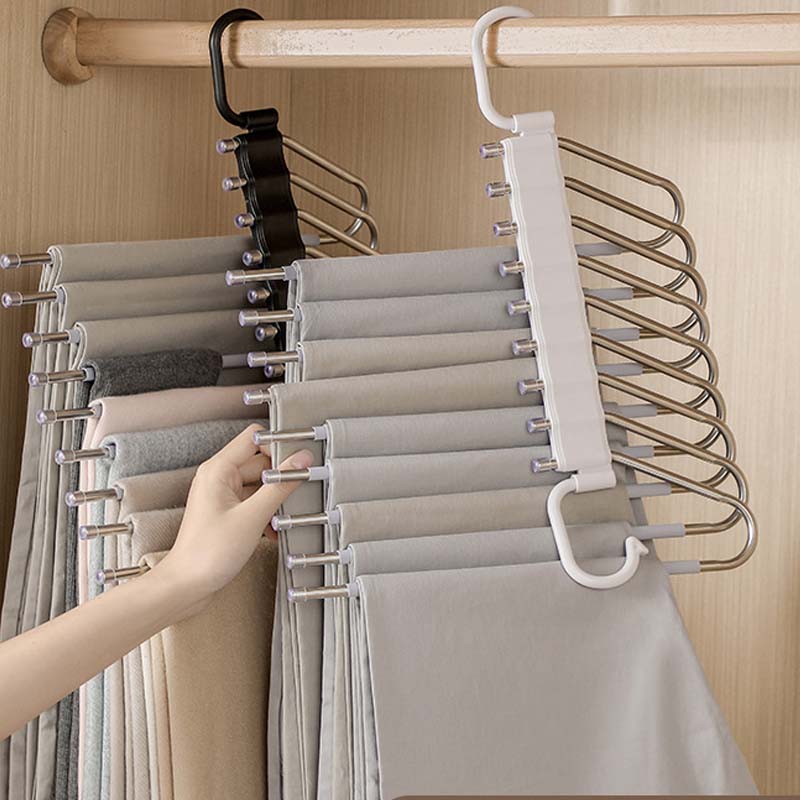 Multi-Layer Space-Saving Pants Hangers