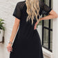 Women’s Elegant Dress with Lace Hollow Sleeves