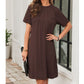 Women’s Elegant Dress with Lace Hollow Sleeves