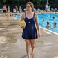 Women's Sexy Cutout A-Line Swimdress