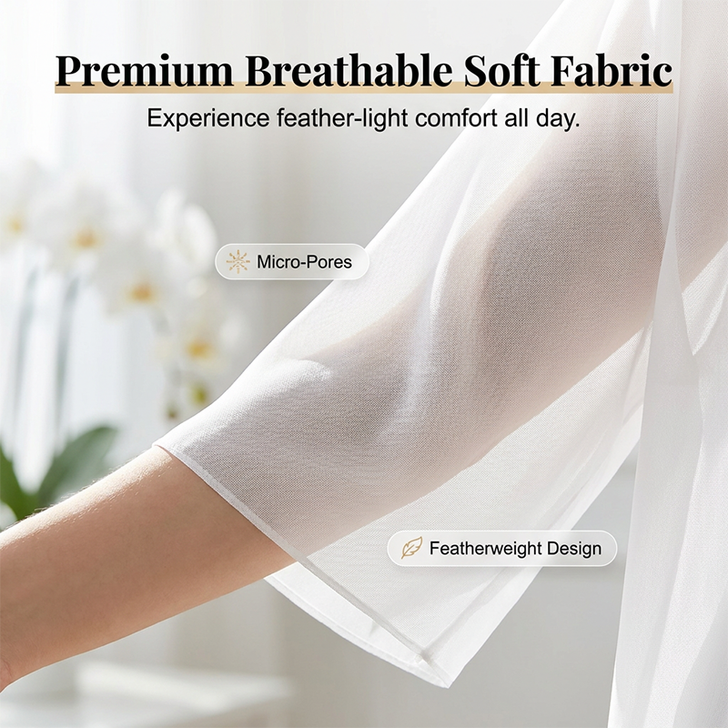 ⌛Limited-Time Offer-Women's Chiffon Open Front Cardigan Loose