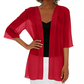 ⌛Limited-Time Offer-Women's Chiffon Open Front Cardigan Loose