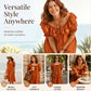 ⌛Limited-Time Offer-Women's Bohemian Ruffle Neck Maxi Dress