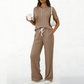 ⌛Limited-Time Offer-Women's Ribbed Knit Top & Pants 2-Piece Set