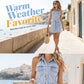 ⌛Limited-Time Offer-Waist-Defining Denim Dress