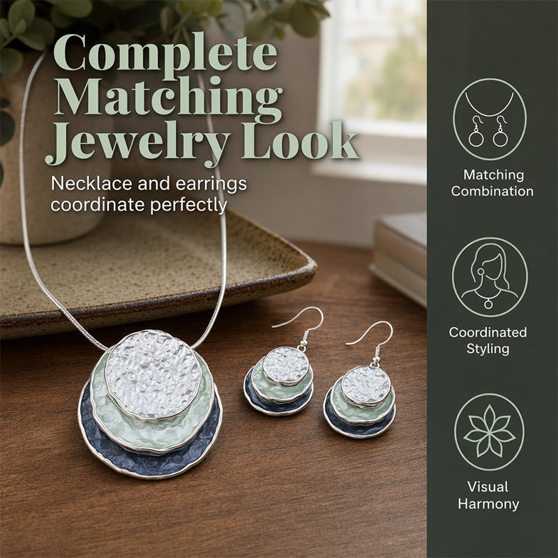 ✨ 50% OFF – Boho Layered Necklace & Earring Set, Statement Jewelry Duo That Instantly Elevates Any Outfit from Day to Night
