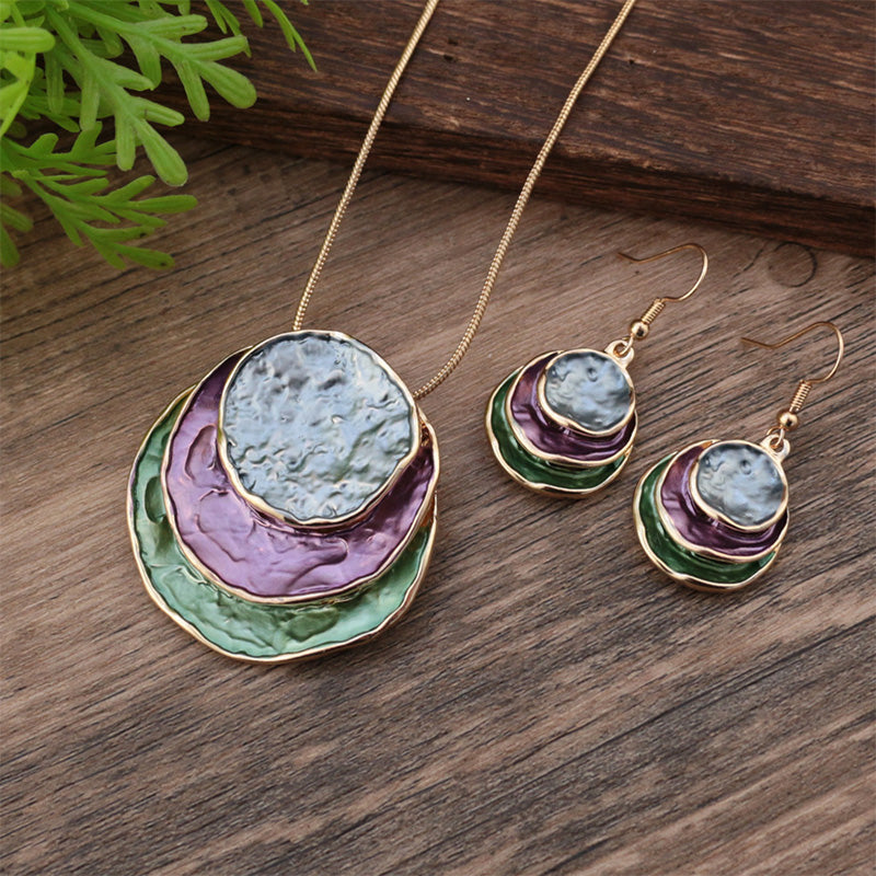 ✨ 50% OFF – Boho Layered Necklace & Earring Set, Statement Jewelry Duo That Instantly Elevates Any Outfit from Day to Night