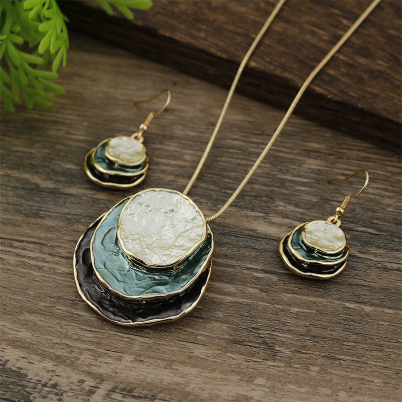✨ 50% OFF – Boho Layered Necklace & Earring Set, Statement Jewelry Duo That Instantly Elevates Any Outfit from Day to Night