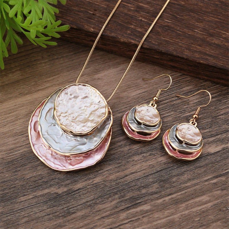 ✨ 50% OFF – Boho Layered Necklace & Earring Set, Statement Jewelry Duo That Instantly Elevates Any Outfit from Day to Night