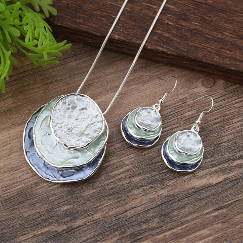✨ 50% OFF – Boho Layered Necklace & Earring Set, Statement Jewelry Duo That Instantly Elevates Any Outfit from Day to Night