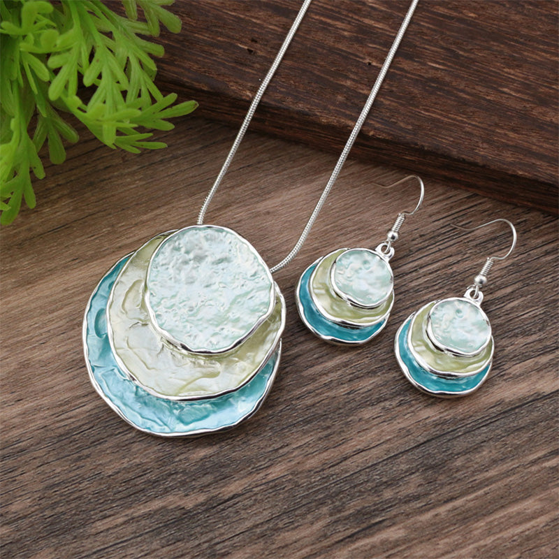 ✨ 50% OFF – Boho Layered Necklace & Earring Set, Statement Jewelry Duo That Instantly Elevates Any Outfit from Day to Night