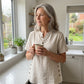 Women's Casual Top with Side Buttons