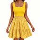 Women's Summer Square Neck Floral Dress