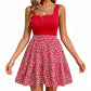 Women's Summer Square Neck Floral Dress