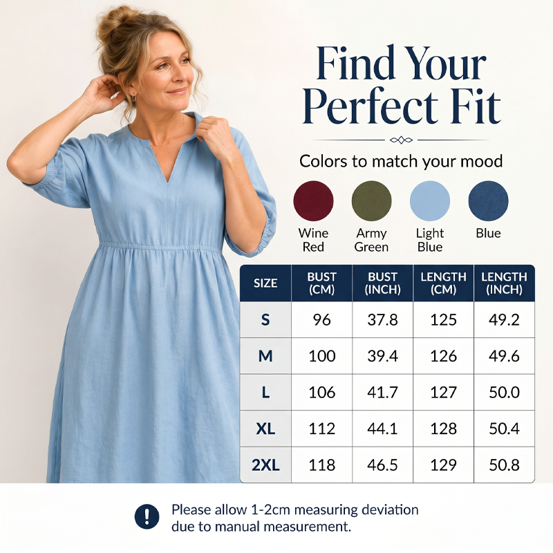 ⌛Limited-Time Offer-Women's Casual V-Neck Maxi Dress with Pockets