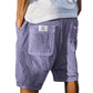 Men's Casual Corduroy Drawstring Shorts
