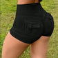 Women Scrunch Butt Athletic Shorts Gym Yoga Cargo Pants