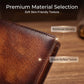 🎉 2026 Sale — Over 63,000 Sold! 👛 Men's Vintage RFID Blocking Wallet – Ultra-Capacity & Premium Material 🛡️