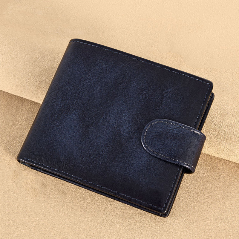 🎉 2026 Sale — Over 63,000 Sold! 👛 Men's Vintage RFID Blocking Wallet – Ultra-Capacity & Premium Material 🛡️