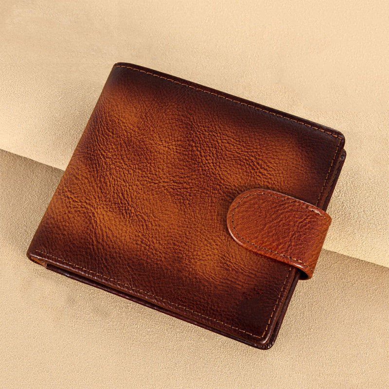 🎉 2026 Sale — Over 63,000 Sold! 👛 Men's Vintage RFID Blocking Wallet – Ultra-Capacity & Premium Material 🛡️