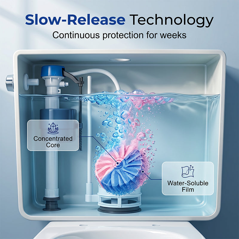 ✨2026 Sale — Over 35K sold!!💥Automatic Toilet Bowl Cleaner Tablets for Stain and Odor Removal