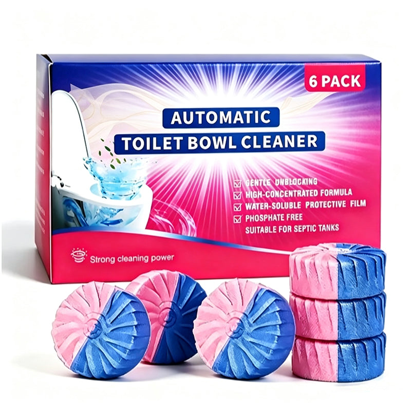 ✨2026 Sale — Over 35K sold!!💥Automatic Toilet Bowl Cleaner Tablets for Stain and Odor Removal