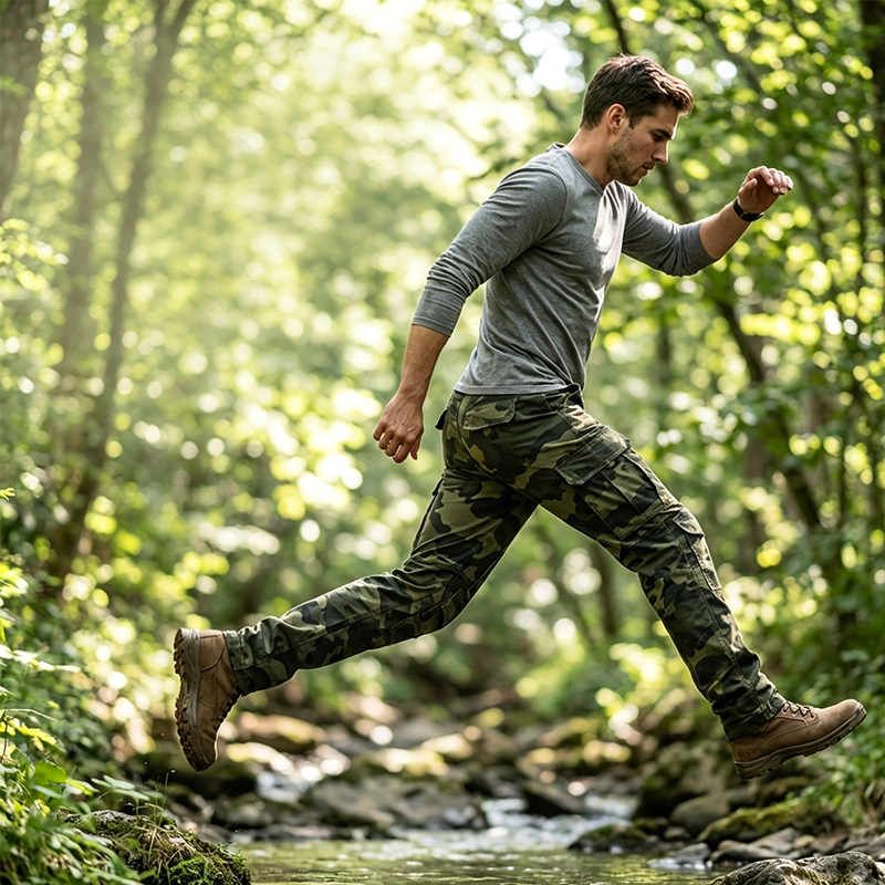 👖🌿 Men's Urban Camouflage Cargo Pants – 55% OFF! Street-ready camo print, multi-pockets, rugged style – perfect for everyday wear. 🔥💪