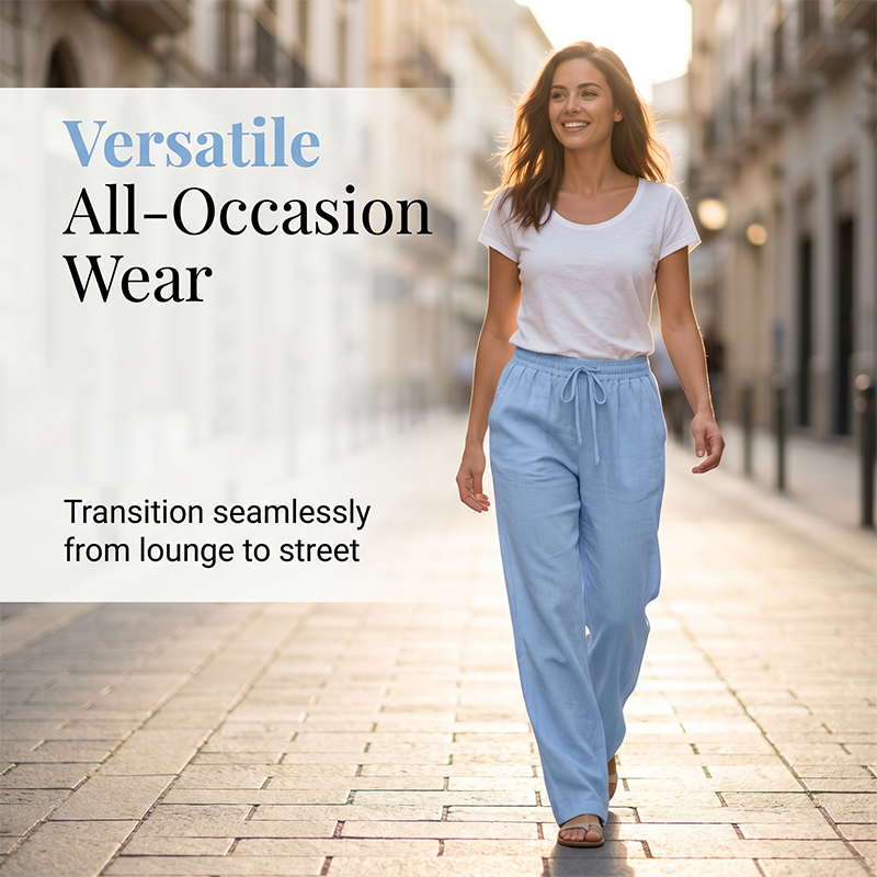 ✨ BUY 1 GET 1 FREE – Straight-Leg Pants for Women, Relaxed Casual Style That Pairs with Anything in Your Wardrobe
