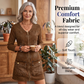 🎉 BUY 1 GET 1 FREE – Women's Long Sleeve Zipper Printed Short Dress, Trendy Print with a Functional Zipper Detail for a Chic Look