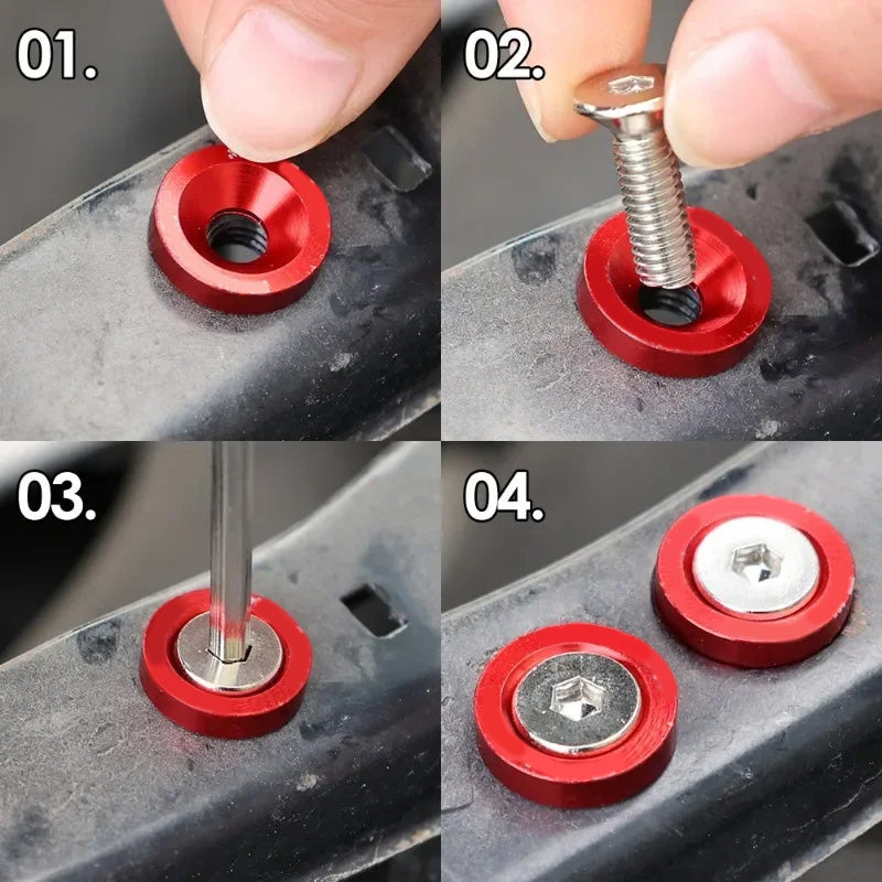 🔧 BUY MORE, SAVE MORE – Automotive Universal Screw Spacers, Durable & Rust-Resistant, Perfect for DIY Repairs & Upgrades