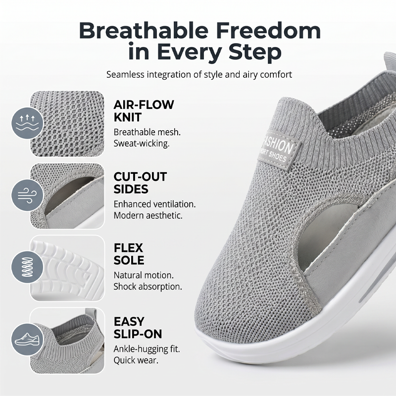 Women's Summer Slip-On Walking Shoes