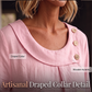 Women's Casual Loose Fit Decorative Button Top