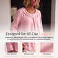 Women's Casual Loose Fit Decorative Button Top