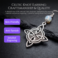 Vintage Celtic Knot Drop Earrings