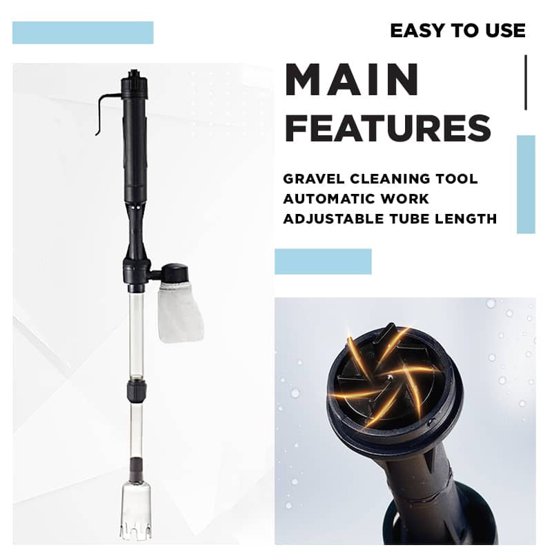 🥳2026 HOT SALE🥳💞50K+ SOLD!🛠️🛡️50% OFF! ✨Electric Aquarium Gravel Cleaner