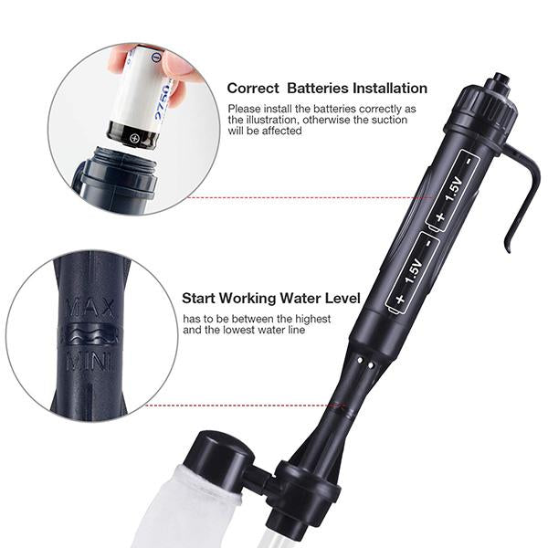🥳2026 HOT SALE🥳💞50K+ SOLD!🛠️🛡️50% OFF! ✨Electric Aquarium Gravel Cleaner