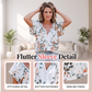 👚Women Casual V Neck Floral Print🌸