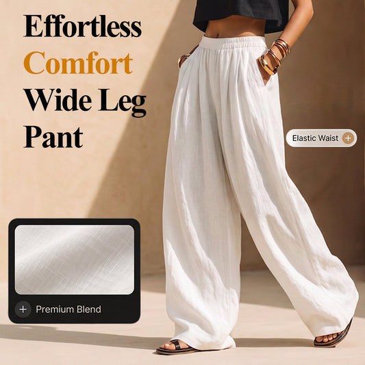 Women's Casual Loose Fit Wide Leg Pant