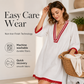🌿Women's V-Neck Loose Cotton Linen Dress